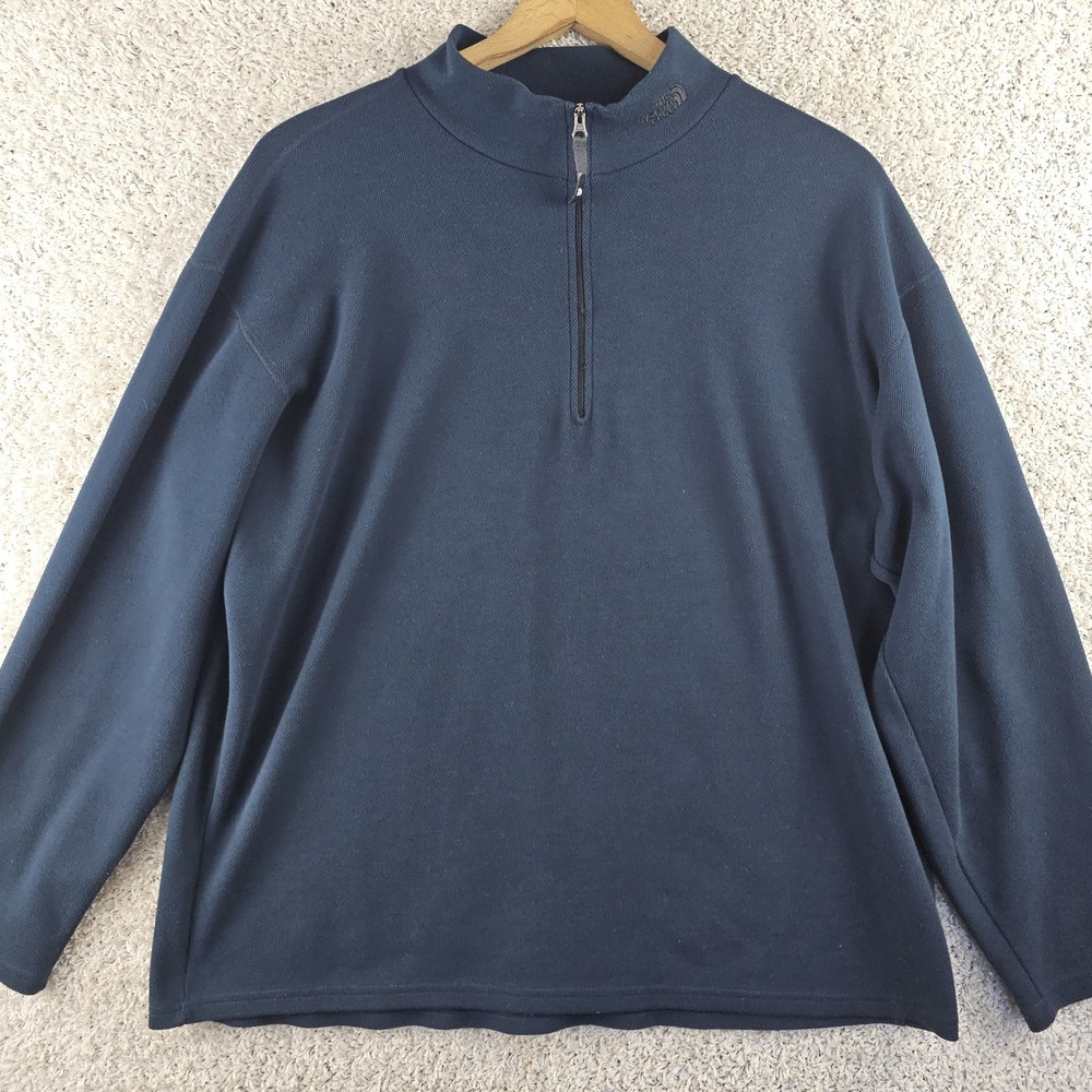 The North Face Flight Series 1/4 Zip Pullover Mock Neck Navy Men's XL Athletic